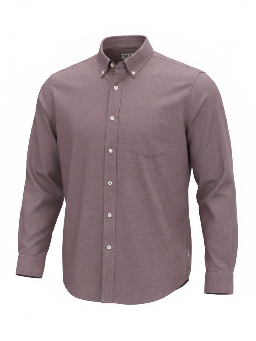 Duluth Trading Co. Mauve Wrinklefighter Shirt